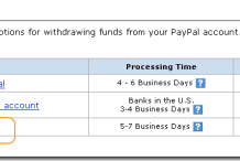 Withdraw funds Paypal