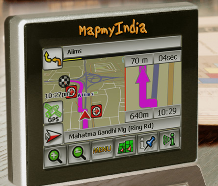 Find Indian Roads through In-car GPS navigation