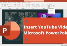 Insert YouTube Video PowerPoint
