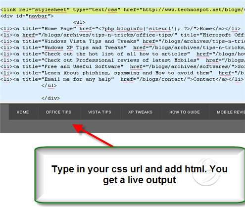 How to test your HTML live with CSS