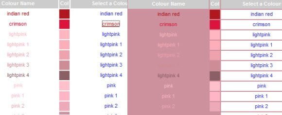 Color-Code-Sampler