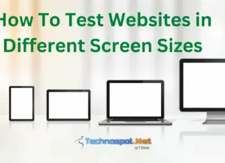 How To Test Websites in Different Screen Sizes