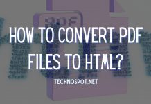 How to convert pdf files to html