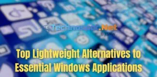 Lightweight Alternatives Windows Applications