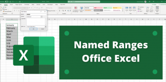 Named Ranges Office Excel