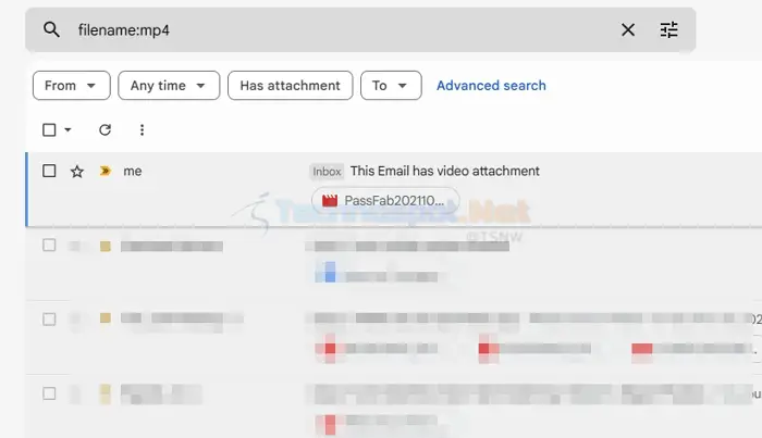 Gmail Video Search Syntax