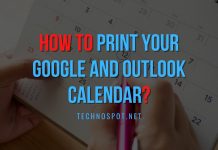 How To Print Your Calendar Google Outlook