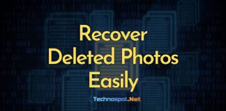 Recover Deleted Photos Easily
