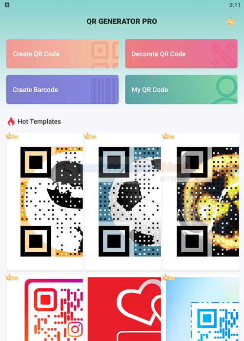 QR generator Pro app for creating Qr Code