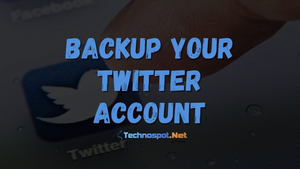 Backup Twitter Account