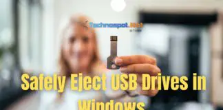 Safely Eject USB Drives in Windows