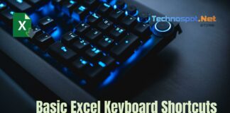 Basic Excel Keyboard Shortcuts