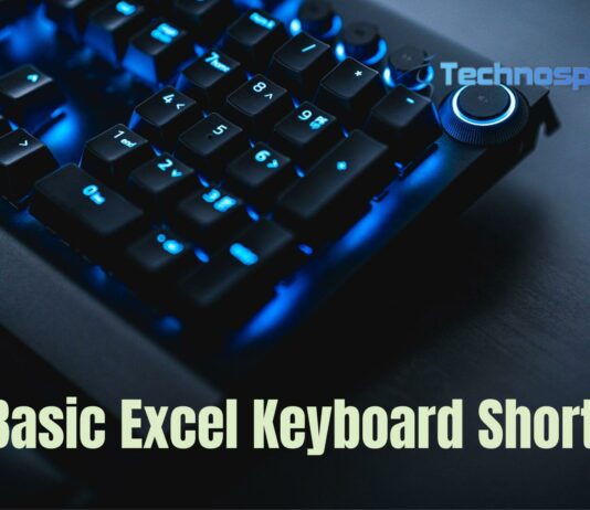 Basic Excel Keyboard Shortcuts
