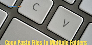 Copy Paste Files to Multiple Folders