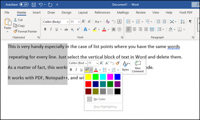 how-to-select-text-vertically-in-a-paragraph-in-microsoft-office-word