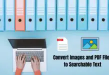 Convert Images and PDF Files to Searchable Text