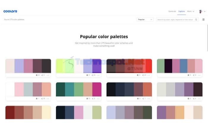Coolors Create Your Personal Color palette