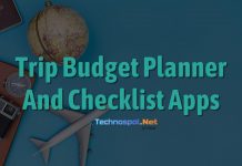 Trip Budget Planner And Checklist Apps