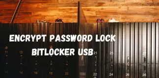 Encrypt Password Lock BitLocker USB
