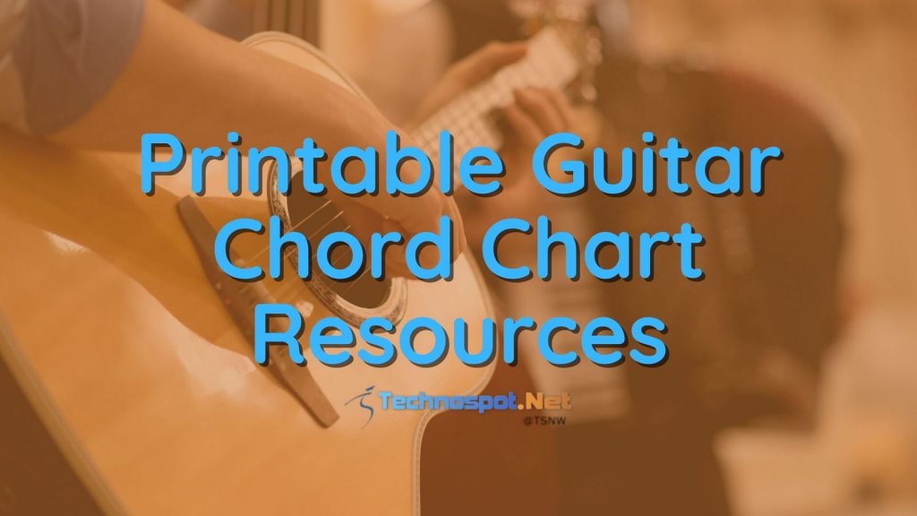 Best Printable Guitar Cord Chart Resources