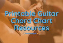 Printable Guitar Chord Chart Resources