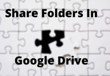 Share Folders In Google Drive