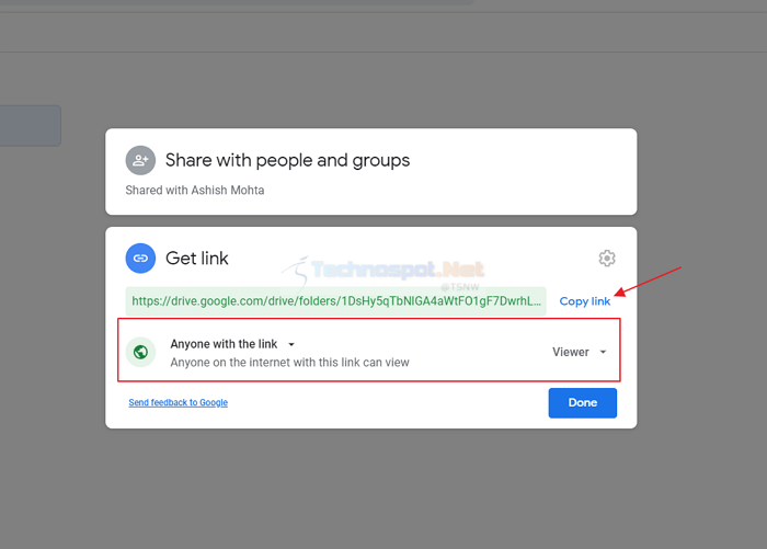 Sharing Folders With Non Google Drive users