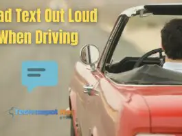 Read Text Out Loud When Driving