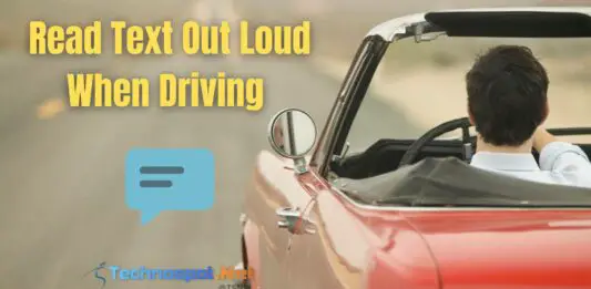 Read Text Out Loud When Driving