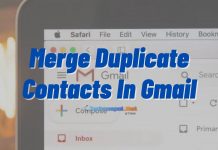 Merge Duplicate Contacts In Gmail
