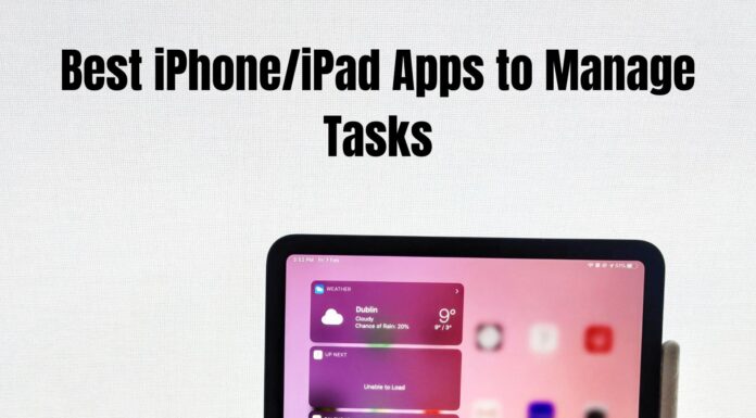 Best iPhone iPad Apps to Manage Tasks