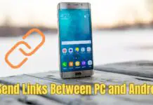 Send Links Between PC and Android