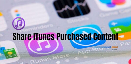 Share iTunes Purchased Content