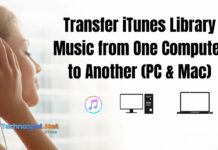 Transfer iTunes Library Music from One Computer to Another PC Mac