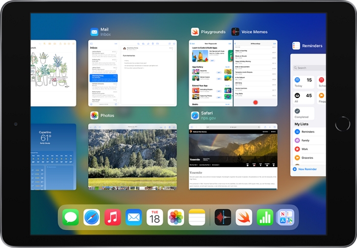 iPad Multitasking Close Apps