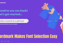 Wordmark Makes Font Selection Easy