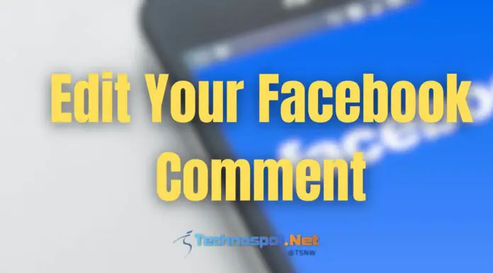 Edit Your Facebook Comment