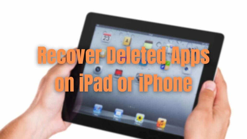 Recover Deleted Apps On IPad Or IPhone Using WiFi Sync Or App Store