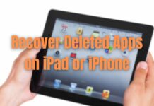Recover Deleted Apps on iPad or iPhone