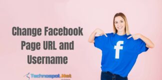 Change Facebook Page URL and Username