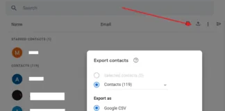 How to Export Only Name Email and Phone Number From Google Contacts
