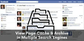 View Page Cache & Archive in Multiple Search Engines
