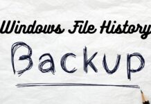 Windows File History Backup