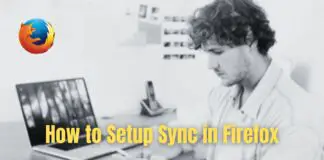 How to Setup Sync in Firefox