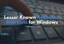 Lesser Known Keyboard Shortcuts for Windows