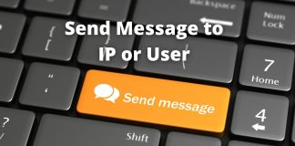 Send Message to IP or User