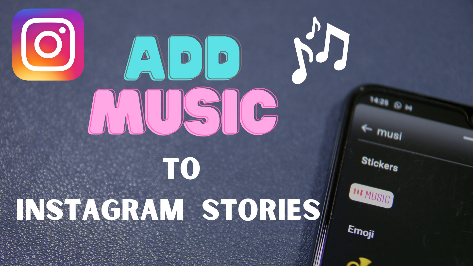 add music to video instagram story