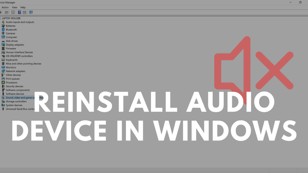 How To Reinstall Audio Device Windows 11/10