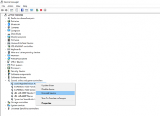 uninstall sound driver uninstall sound driver