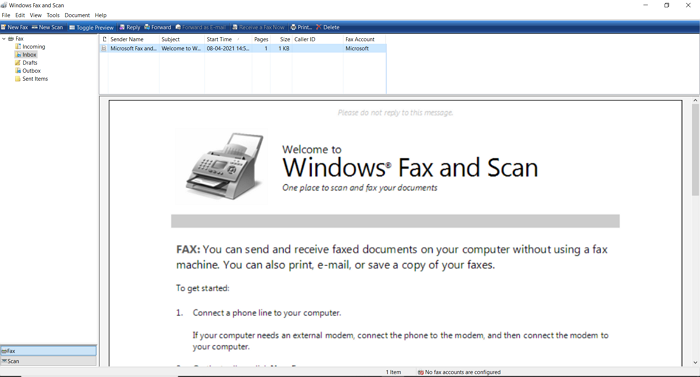 download windows fax and scan for windows 10 pro